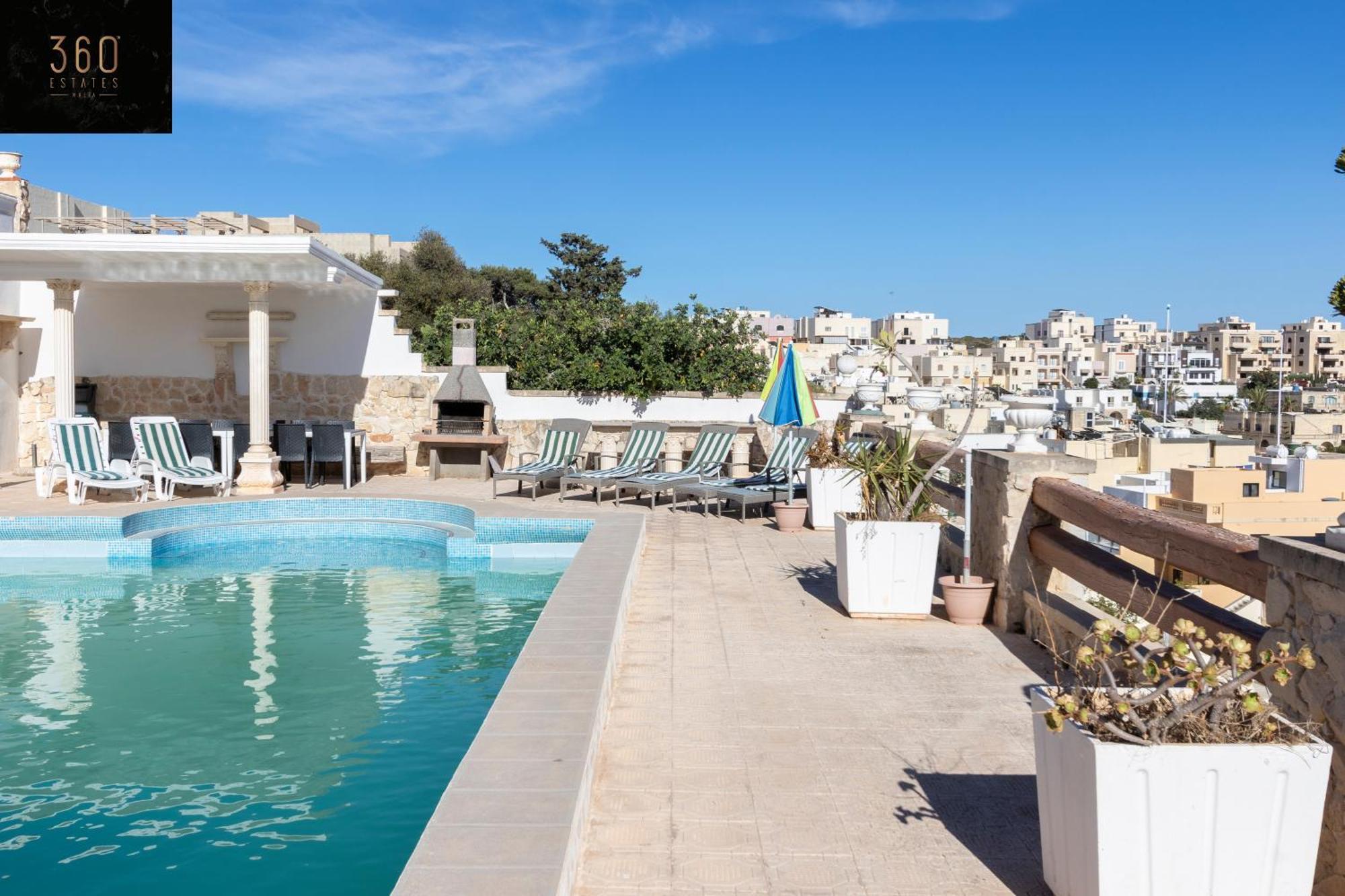 Massive Villa Pool Area With Views, Wifi With Bbq By 360 Estates Mellieħa Kültér fotó