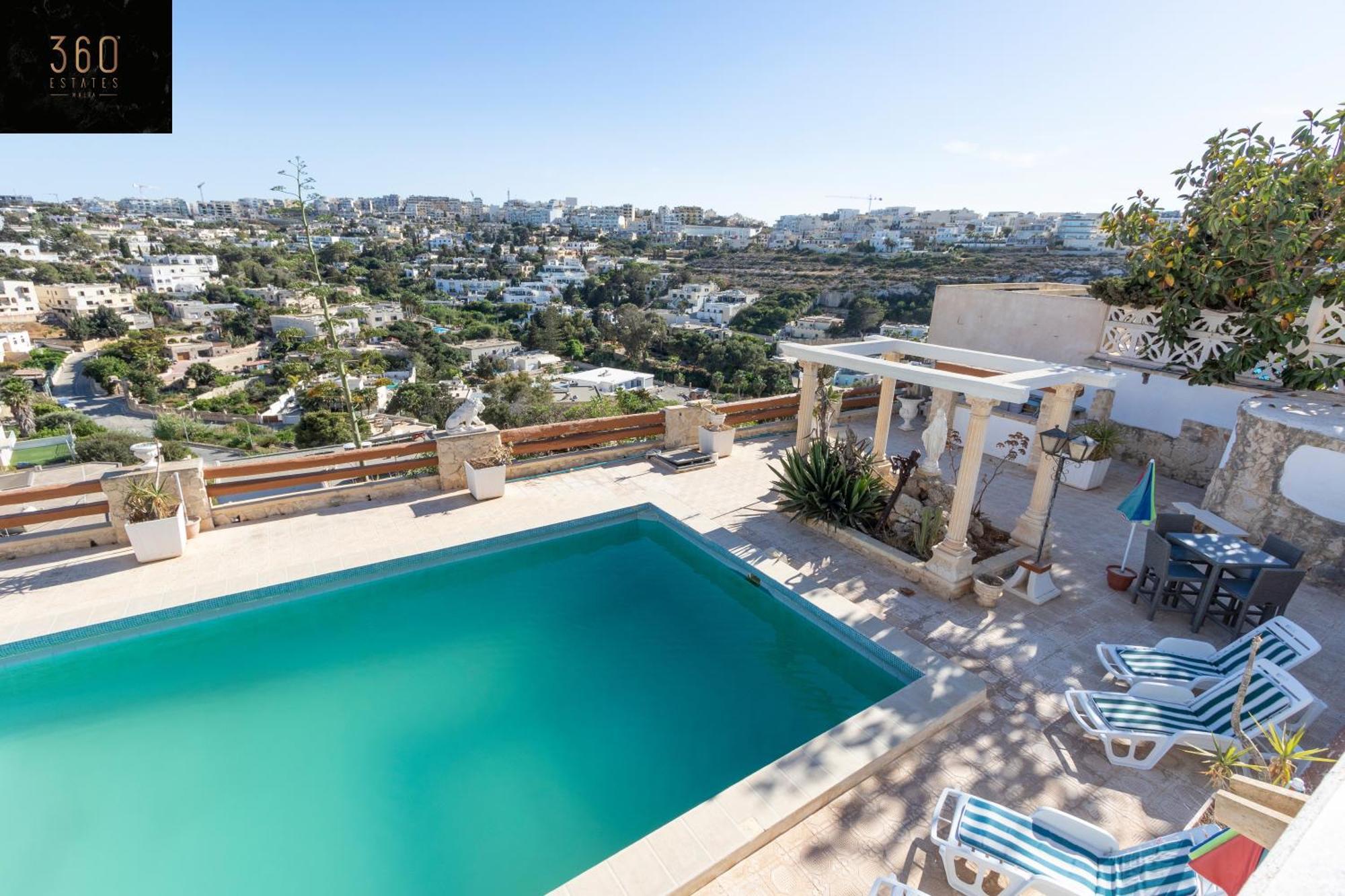 Massive Villa Pool Area With Views, Wifi With Bbq By 360 Estates Mellieħa Kültér fotó