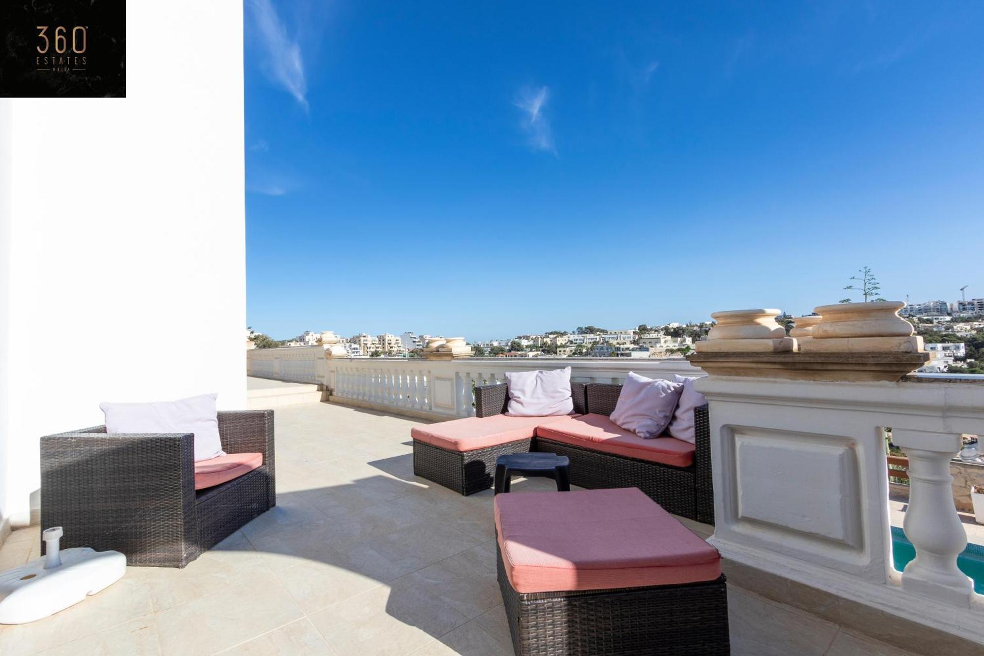 Massive Villa Pool Area With Views, Wifi With Bbq By 360 Estates Mellieħa Kültér fotó